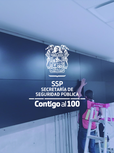 Video Wall C5 Secretaría de Seguridad Pública Aguascalientes